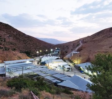 نمای کلی مزرعه از سمت سرچشمه